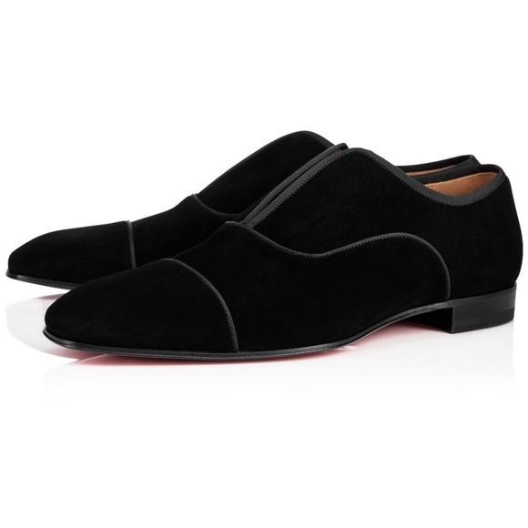 Christian Louboutin Alpha Male Flat Shoes in Black Sz 39.5 (US 6.5)